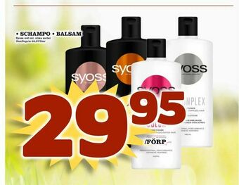 Din Mat Schampo • balsam erbjuda