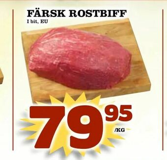 Färsk rostbiff