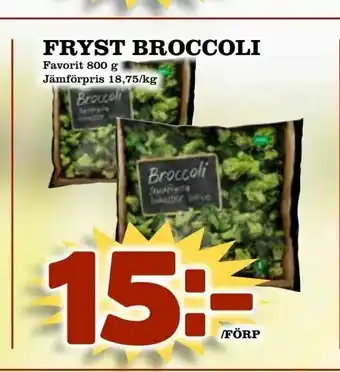 Din Mat Fryst broccoli erbjuda