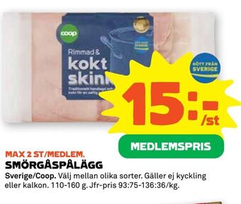 Stora Coop Smörgåspålägg erbjuda