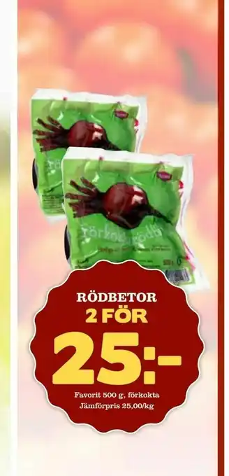 Din Mat Rödbetor erbjuda
