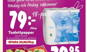 City Gross Toalettpapper erbjuda