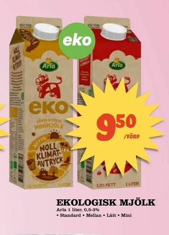 Ekologisk mjölk
