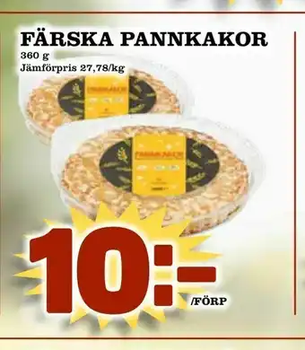Färska pannkakor