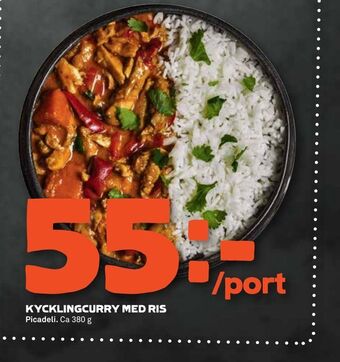 Stora Coop Kycklingcurry med ris erbjuda