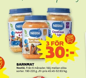 Stora Coop Barnmat erbjuda