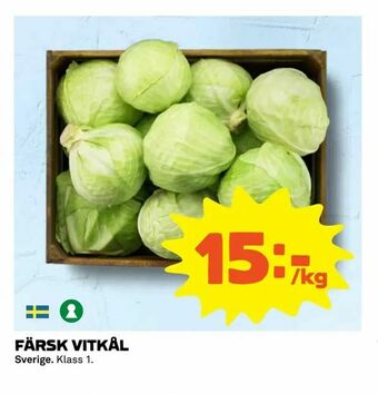Coop Extra Färsk vitkål erbjuda
