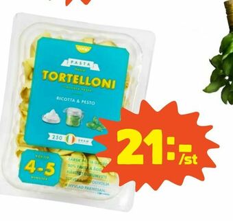 Coop Tortelloni Ricotta/Pesto erbjuda