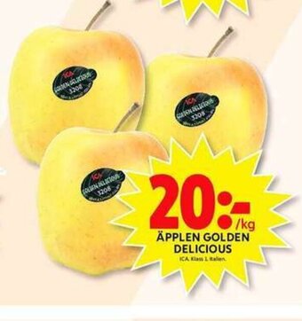 ICA Maxi ICA Äpplen Golden Delicious erbjuda
