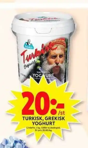 Turkisk, Grekisk Yoghurt 1kg