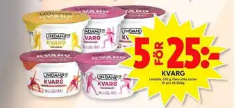ICA Maxi Lindahls Kvarg 150g erbjuda