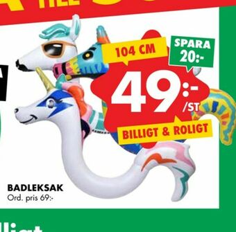 ÖoB Badleksaker erbjuda