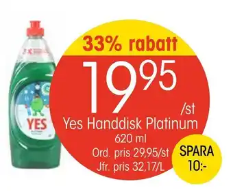 EKO Yes handdisk platinum erbjuda