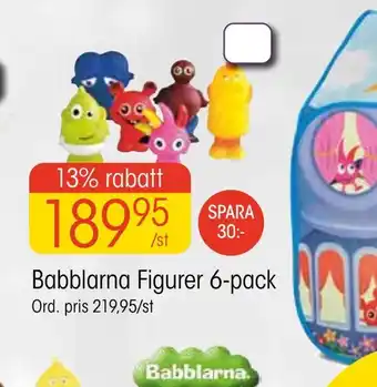EKO Babblarna figurer 6-pack erbjuda