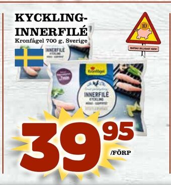 Matdax Kycklinginnerfilé erbjuda