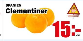 Matdax Clementiner erbjuda