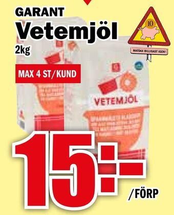 Matdax Vetemjöl erbjuda