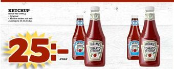 Nelins Ketchup erbjuda