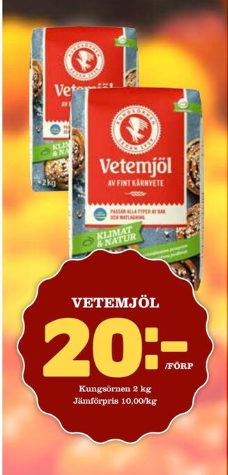 Nya Pulsen Vetemjöl erbjuda