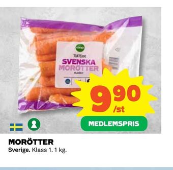 Coop Morötter erbjuda