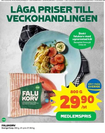 Coop Falukorv erbjuda