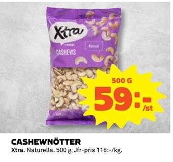 Coop Cashewnötter erbjuda