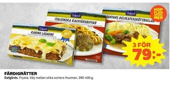 Coop Färdigrätter erbjuda