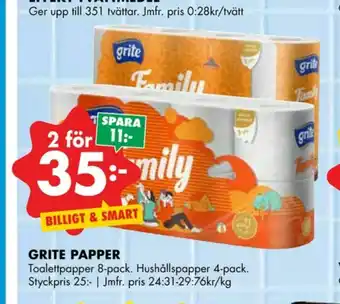 ÖoB Family Toalettpapper erbjuda