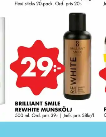 ÖoB Brilliant Smile Munskölj erbjuda