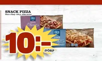 Snack pizza