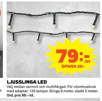 Coop Ljusslinga led erbjuda
