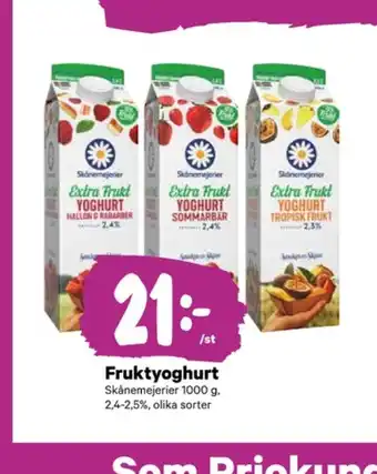 City Gross Skånemejerier yoghurt erbjuda