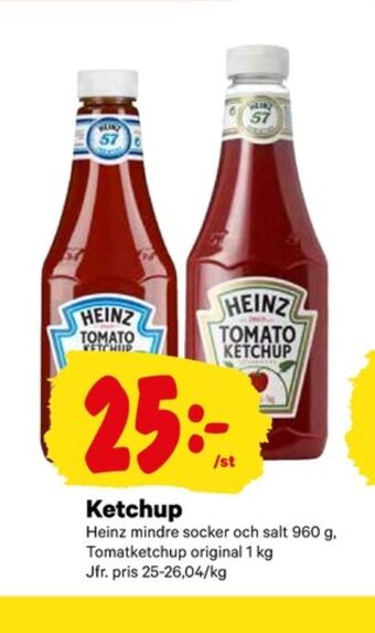 City Gross Heinz ketchup erbjuda
