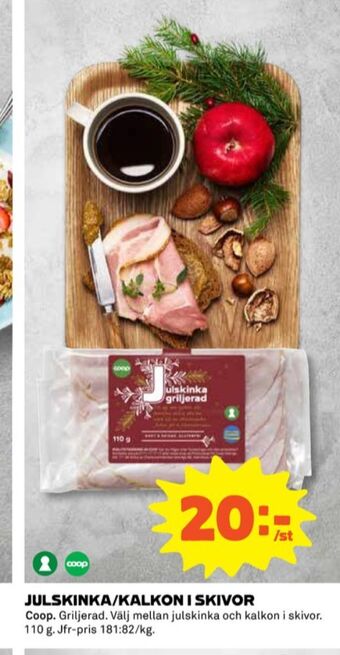 Coop Coop julskinka erbjuda
