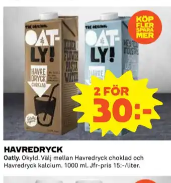 Oatly havredryck
