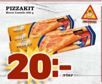 Matdax Monte castello pizza kit erbjuda