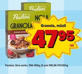 Paulùns granola