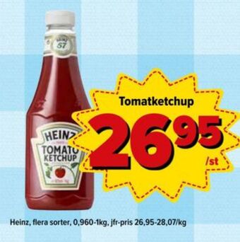 Östenssons Heinz ketchup erbjuda
