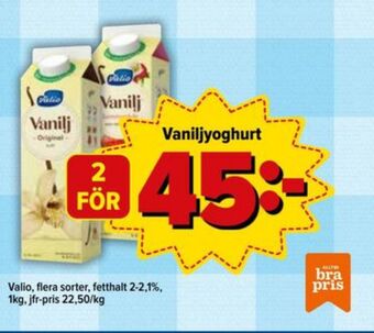 Östenssons Valio yoghurt erbjuda