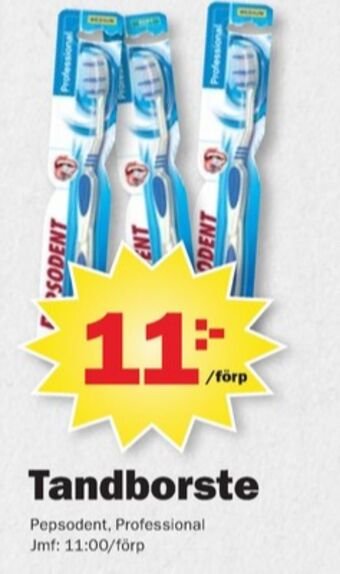 Pekås Pepsodent tandborste erbjuda