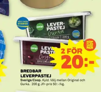 Stora Coop Coop leverpastej erbjuda