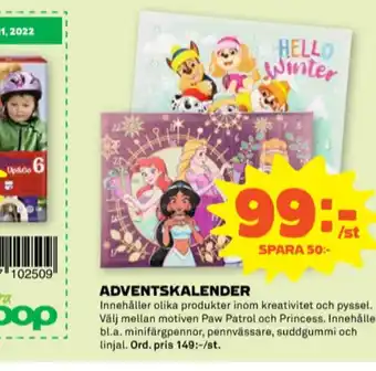 Stora Coop Lego adventskalender erbjuda