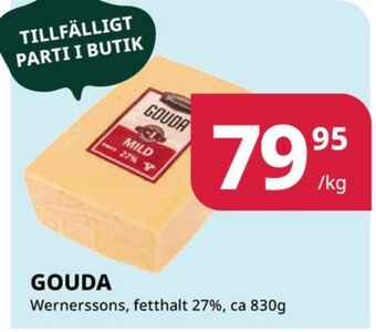 Tempo Wernerssons gouda erbjuda