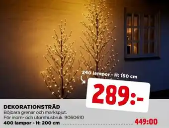 Jem&Fix Cloetta ljusdekoration erbjuda