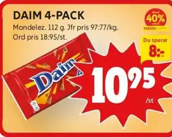 ICA Kvantum Daim 4-pack erbjuda
