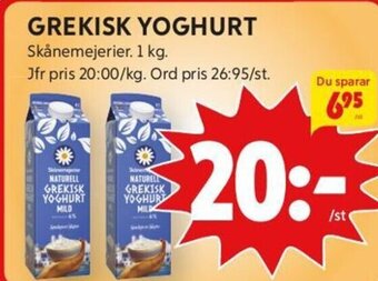 ICA Kvantum Grekisk Yoghurt erbjuda