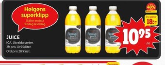 ICA Kvantum Juice erbjuda