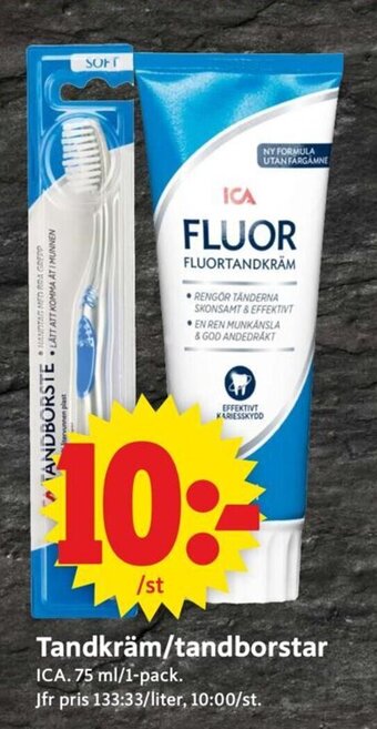 ICA Supermarket Tandkräm/Tandborstar erbjuda