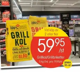 EKO Grillkol/Grillbriketter 5kg erbjuda