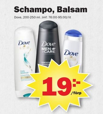 Pekås Schampo, balsam erbjuda